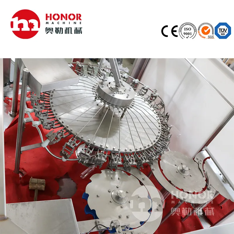 Automatic 4 in 1 Juice Coconut Jelly Hot Filling Bottling Machine