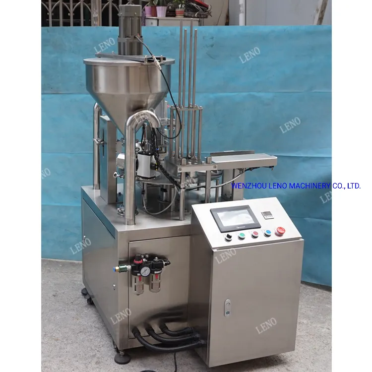 Automatic Rotary Plastic Ice Cream / Jelly / Yogurt / Water Cup Filling and Sealing Machine