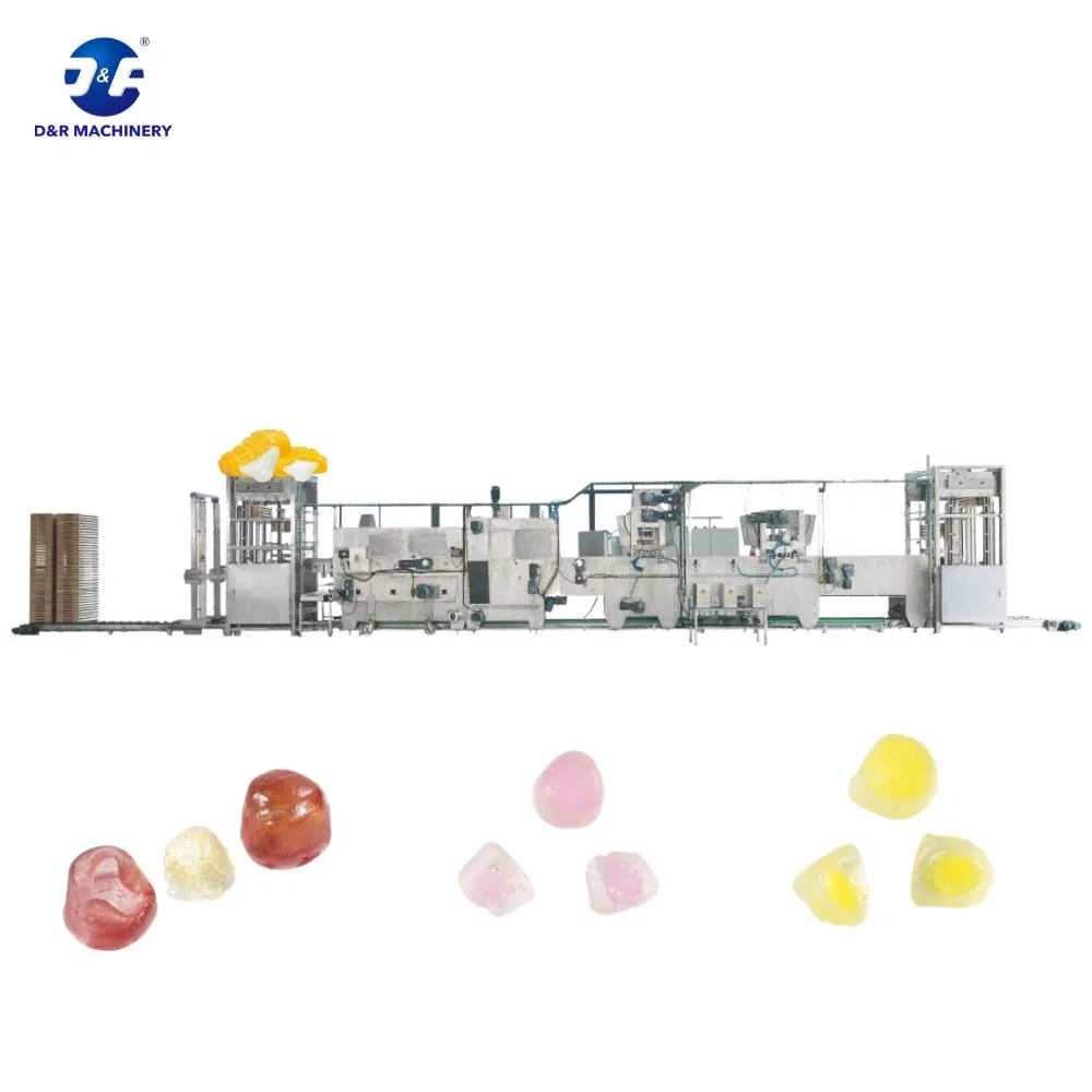 Automatic Starch Moulding Jelly Gummy Candy Making Machine Starch Mogul Line Center Filling Candy Depositing Production Line