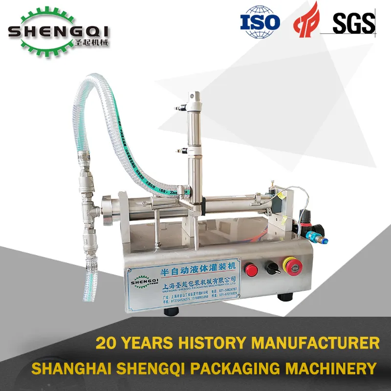 Factory Low Price Semi Automatic Liquid Water Drinking Spice Oil Soy Sauce Milk Vinegar Jam Jelly Shampoo Cup Bottle Filling Machine