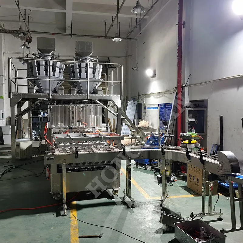 Jelly and Fresh Fruit Salad Cup Filling Weighing Counting Machine