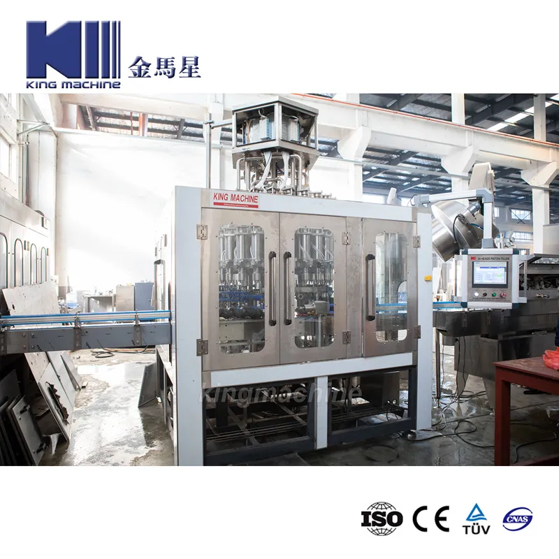 Minimum Capacity Glass Plastic Bottle Jelly Filling and Capping Machine