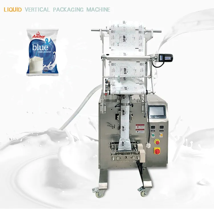 Upper Factory Food with Vertical Milk Juice Fruit Jelly Honey Chocolate Sauce Liquid Automatic Liquid Bag Filling Machine